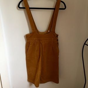 Mod Cloth corduroy overall jumper dress